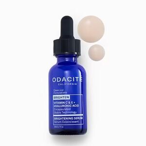 ODACITÉ Brightening Serum hyaluronic acid blend vitamins C and E and squalane
